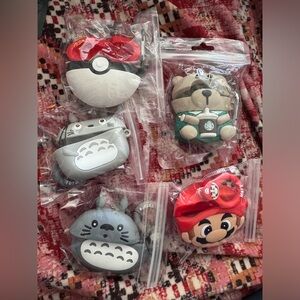 NWOT Apple AirPod Pro silicone cases- set of 5